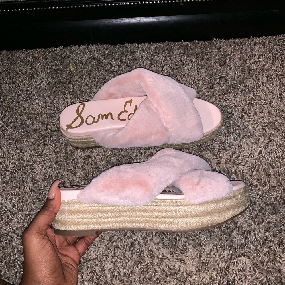 Sam Edelman Fuzzy Espadrilles